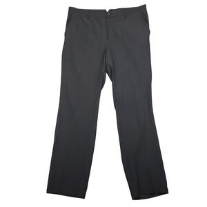 DUNNING Everbest Golf Pants Mens 38x32‎ Black Performance Stretch Chinos